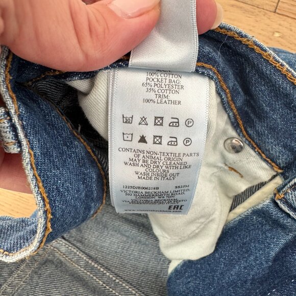 Victoria Beckham Relaxed Curved Jeans - Picture 9 of 12